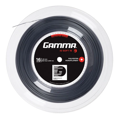 GAMMA IO Soft Charcoal String Reel 200m 2 GAMMA IO Soft Charcoal String Reel 200m