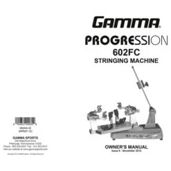 GAMMA Progression 602 FC Pro Stringing Machine -Tennis Gear Shop 0003600000 0 2