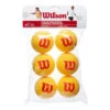 Wilson Starter Foam Balls (Stage 3) 6 Pack -Tennis Gear Shop 0151200000 000 1