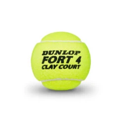 Dunlop Fort Clay Court 4 Ball Tube -Tennis Gear Shop 0162300000 10