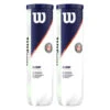 Wilson Roland Garros All Court 2x 4 Ball Tube -Tennis Gear Shop 0162600000 000