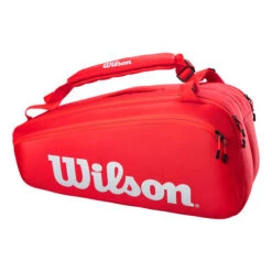 Wilson Super Tour Racket Bag 9 Pack 18 Wilson Super Tour Racket Bag 9 Pack -Tennis Gear Shop 0220600000 0 1
