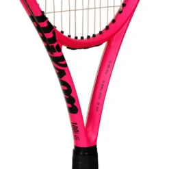Wilson Clash 100L V2.0 Bright Neon Pink Tour Racket -Tennis Gear Shop 04005000 10 1