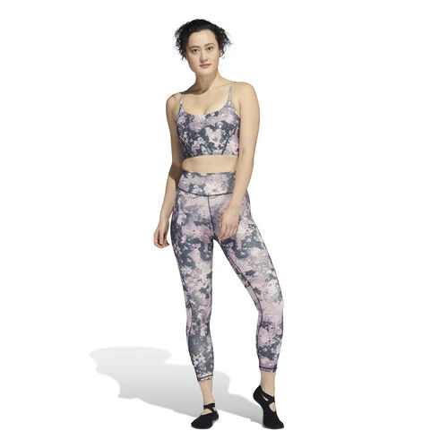 ADIDAS Yoga Light-Support Long Line All Over Print Sports Bras Women 7 ADIDAS Yoga Light-Support Long Line All Over Print Sports Bras Women - Image 5