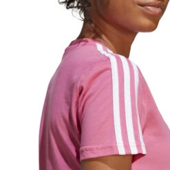 ADIDAS Essentials Slim 3-Stripes T-Shirt Women 13 ADIDAS Essentials Slim 3-Stripes T-Shirt Women -Tennis Gear Shop 17756000 17