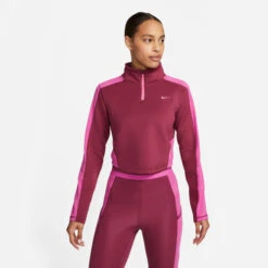 Nike Dri-Fit Half-Zip Long Sleeve Women -Tennis Gear Shop 56707000 13